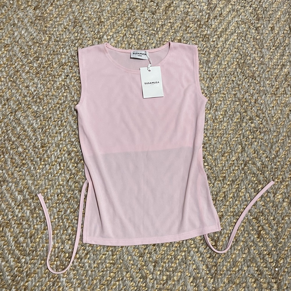 NWT Susamusa Gina Top in light pink size M
